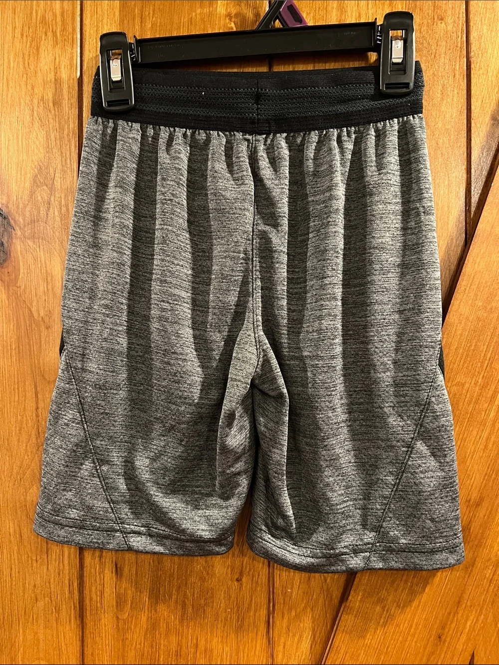 Batman Black and Yellow Kids Athletic Shorts